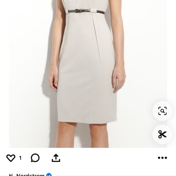 Calvin kline sheath dress tan - Picture 3 of 4